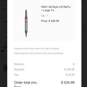 Refurbished Dyson Air Wrap